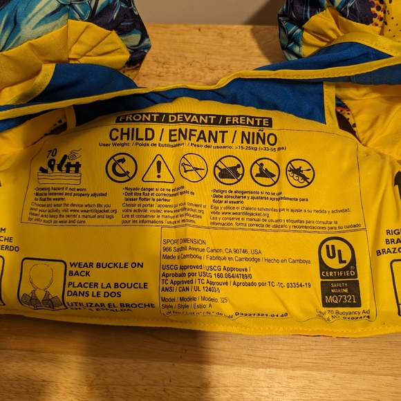 Kids Floatation Divise - Picture 2 of 3